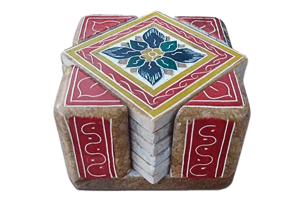 Caixa hexagonal decorativa