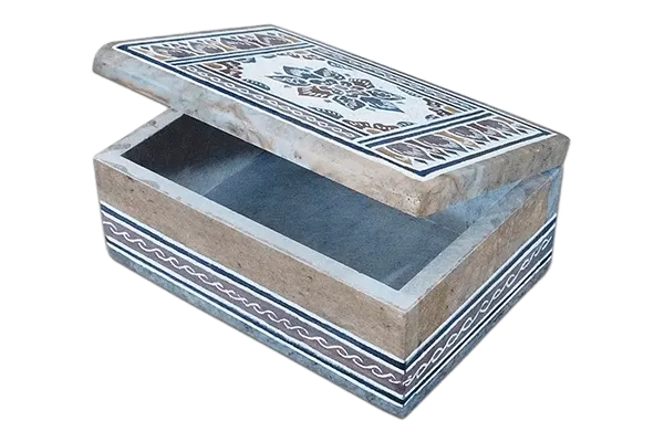 Caixa retangular com tampa