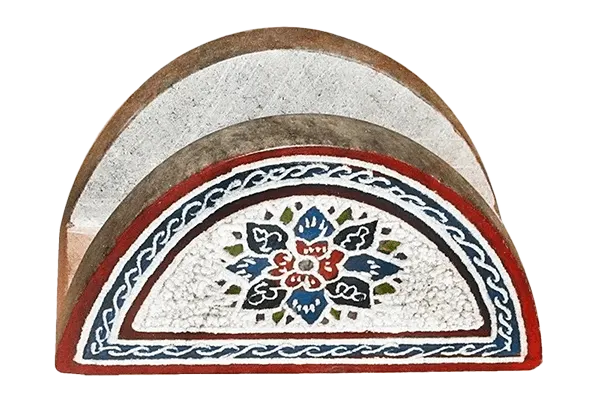 Porta guardanapo floral